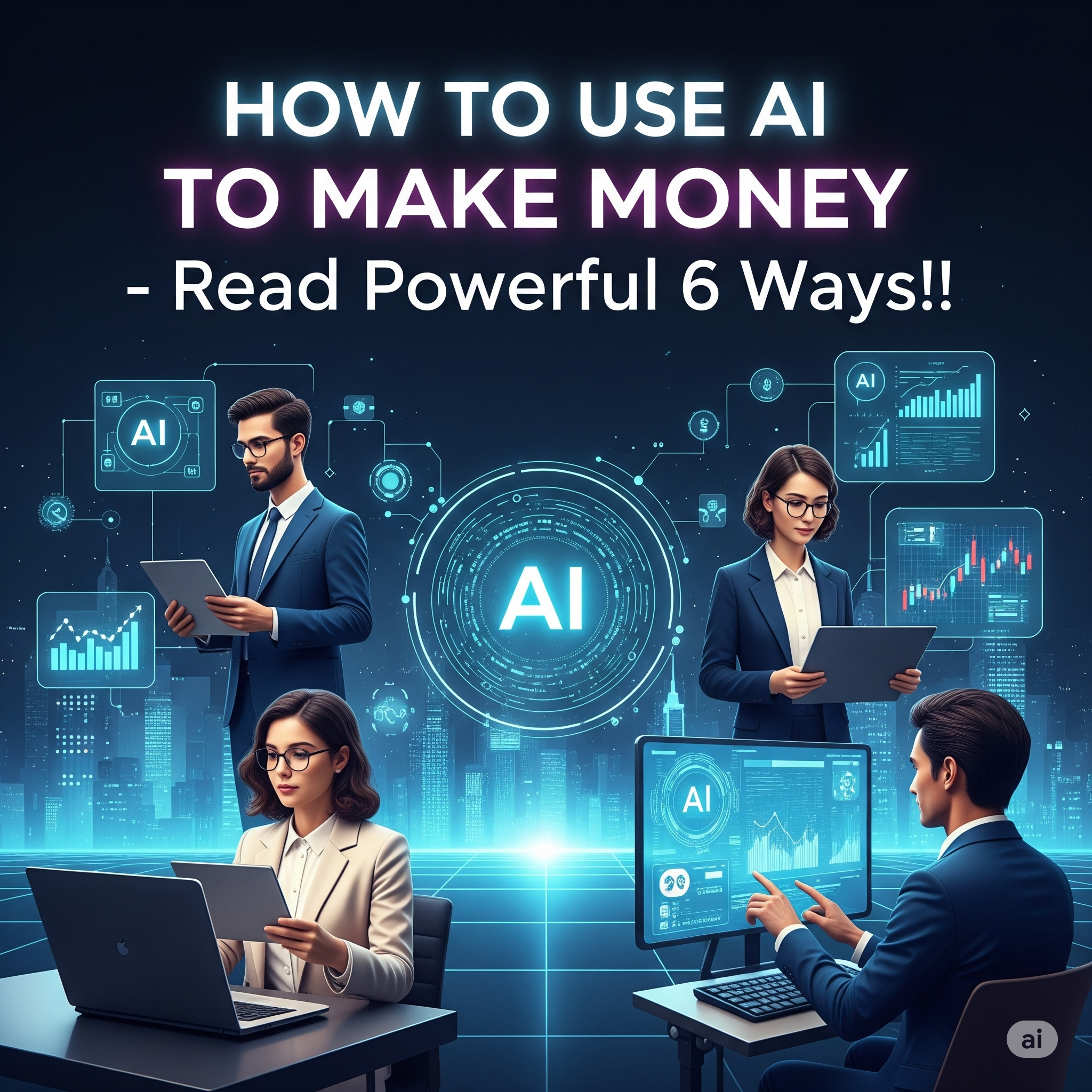 How to use AI to make Money? - Read Powerful 6 Ways !!