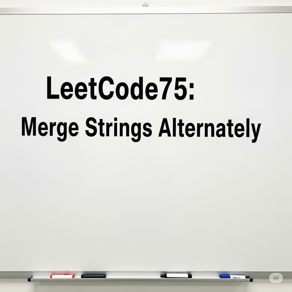 Merge String Alternatively