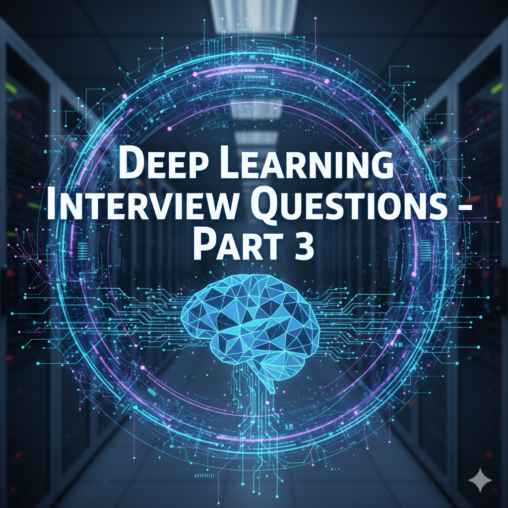 Deep Learning Interview Questions – Part 3