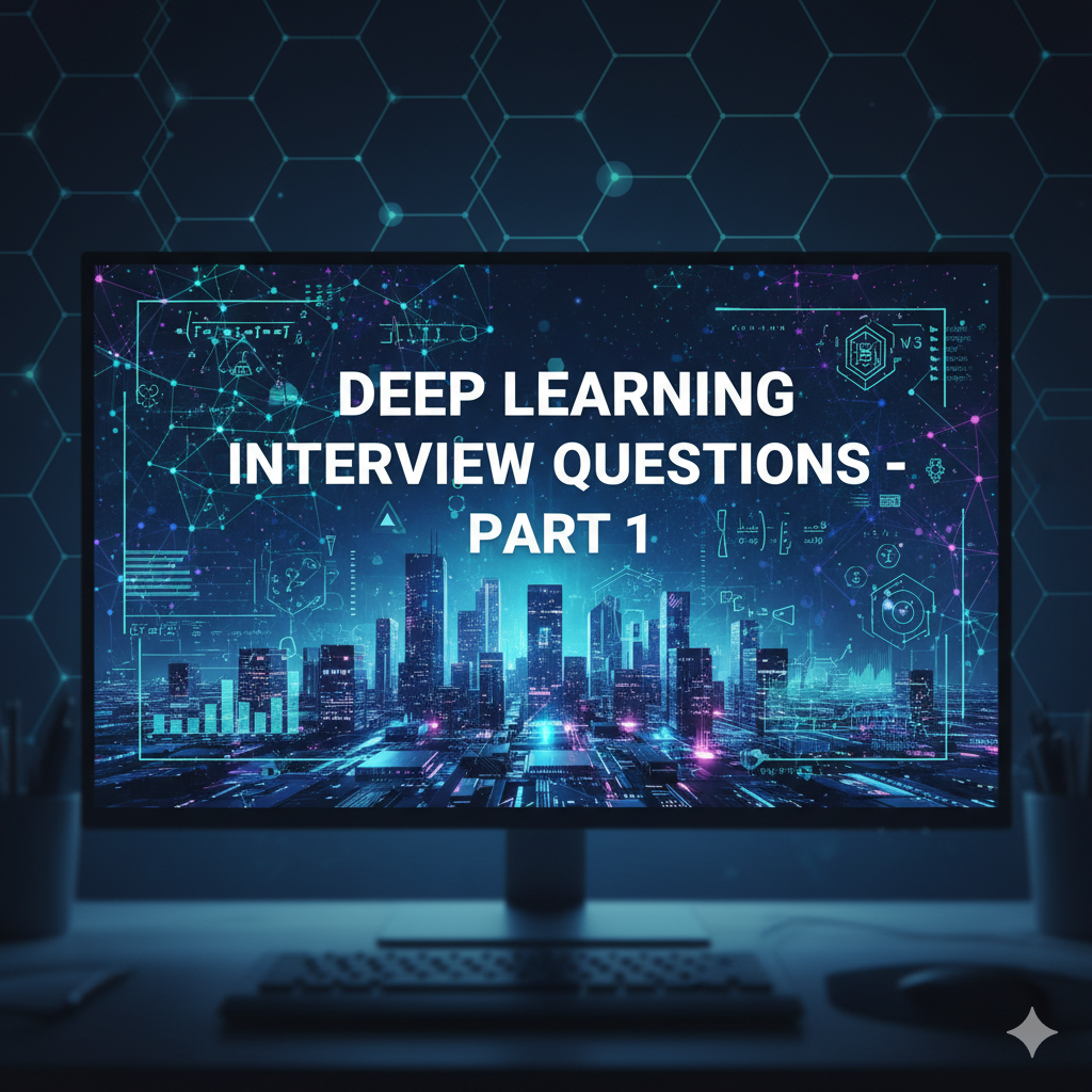 Deep Learning Interview Questions – Part 1
