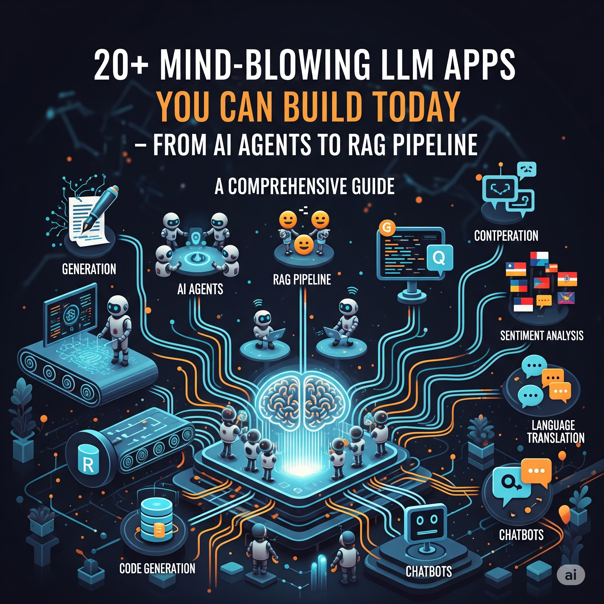 20+ Mind-Blowing LLM Apps You Can Build Today – From AI Agents to RAG Pipeline
