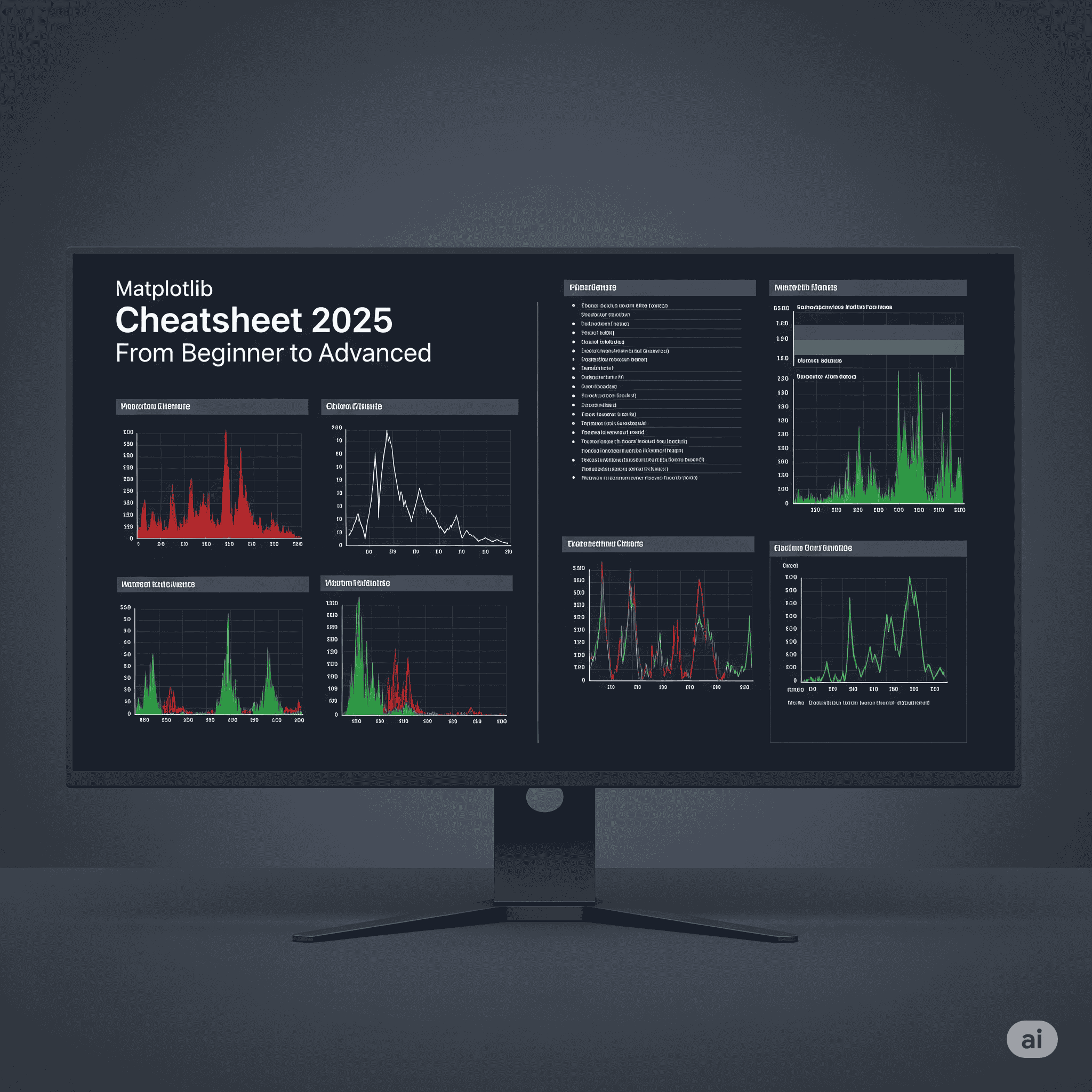 Matplotlib Cheatsheet