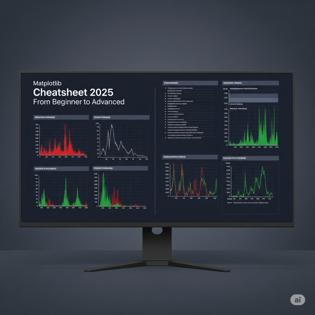 Matplotlib Cheatsheet 2025: From Beginner to Advanced