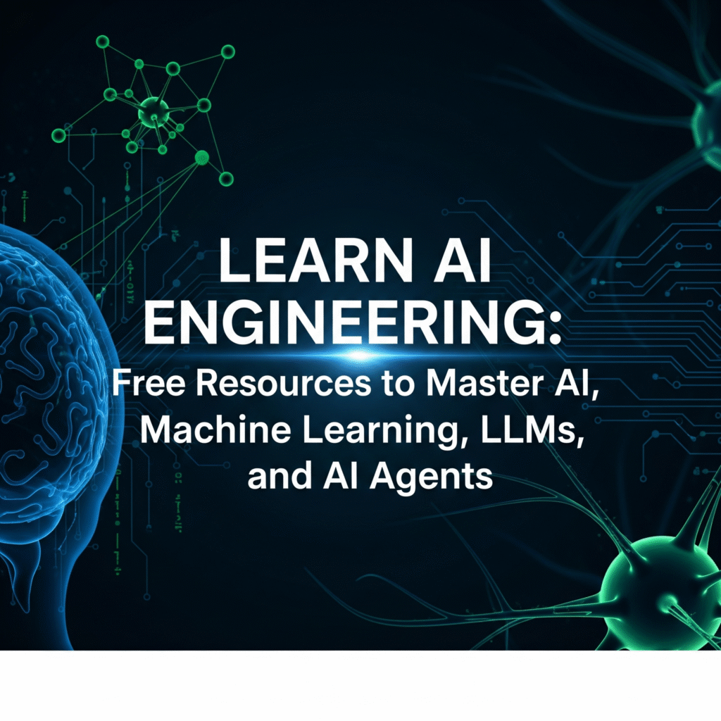 Learn AI Engineering: Free Resources to Master AI, Machine Learning, LLMs, and AI Agents
