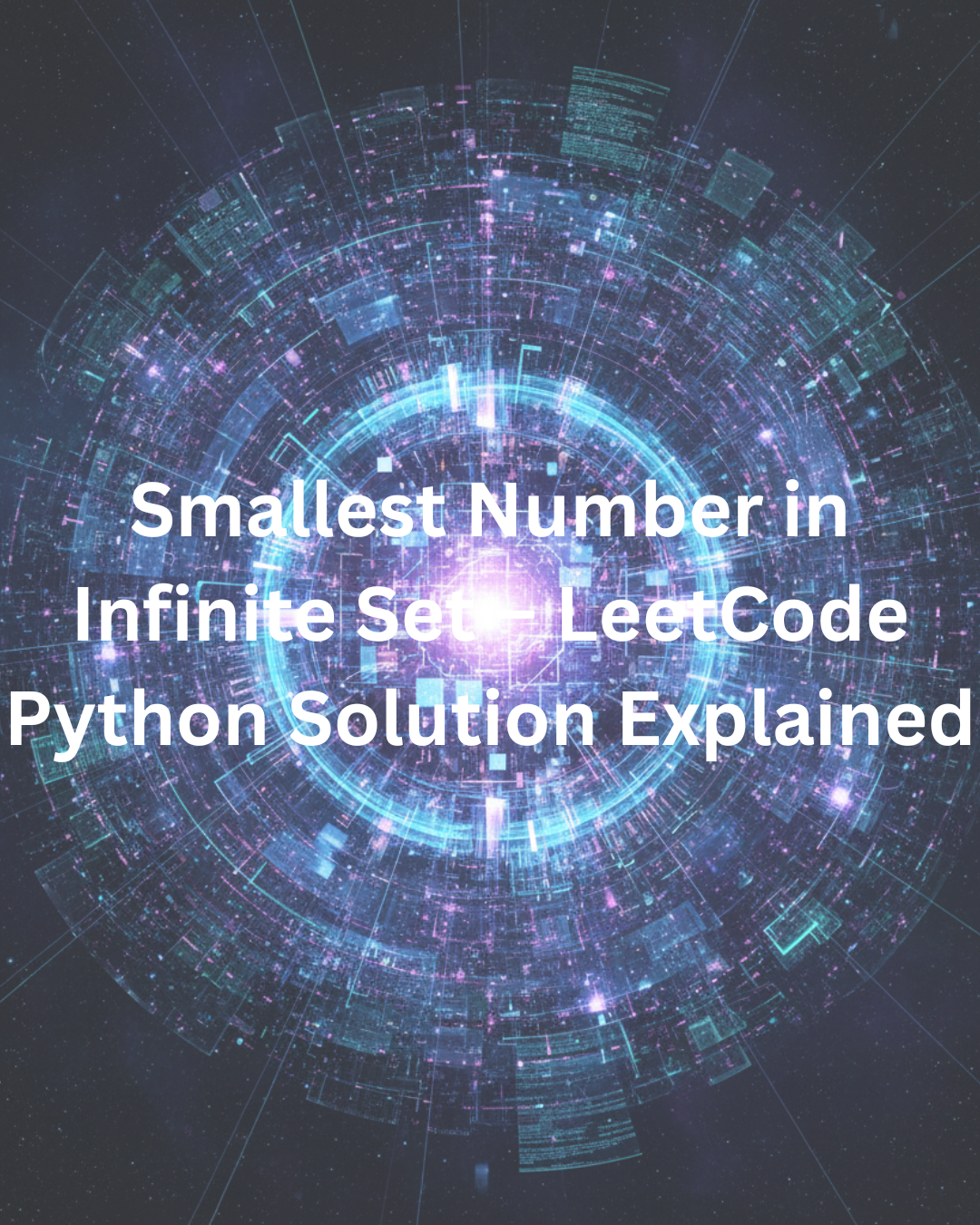 Smallest Number in Infinite Set – LeetCode75 Python Solution Explained