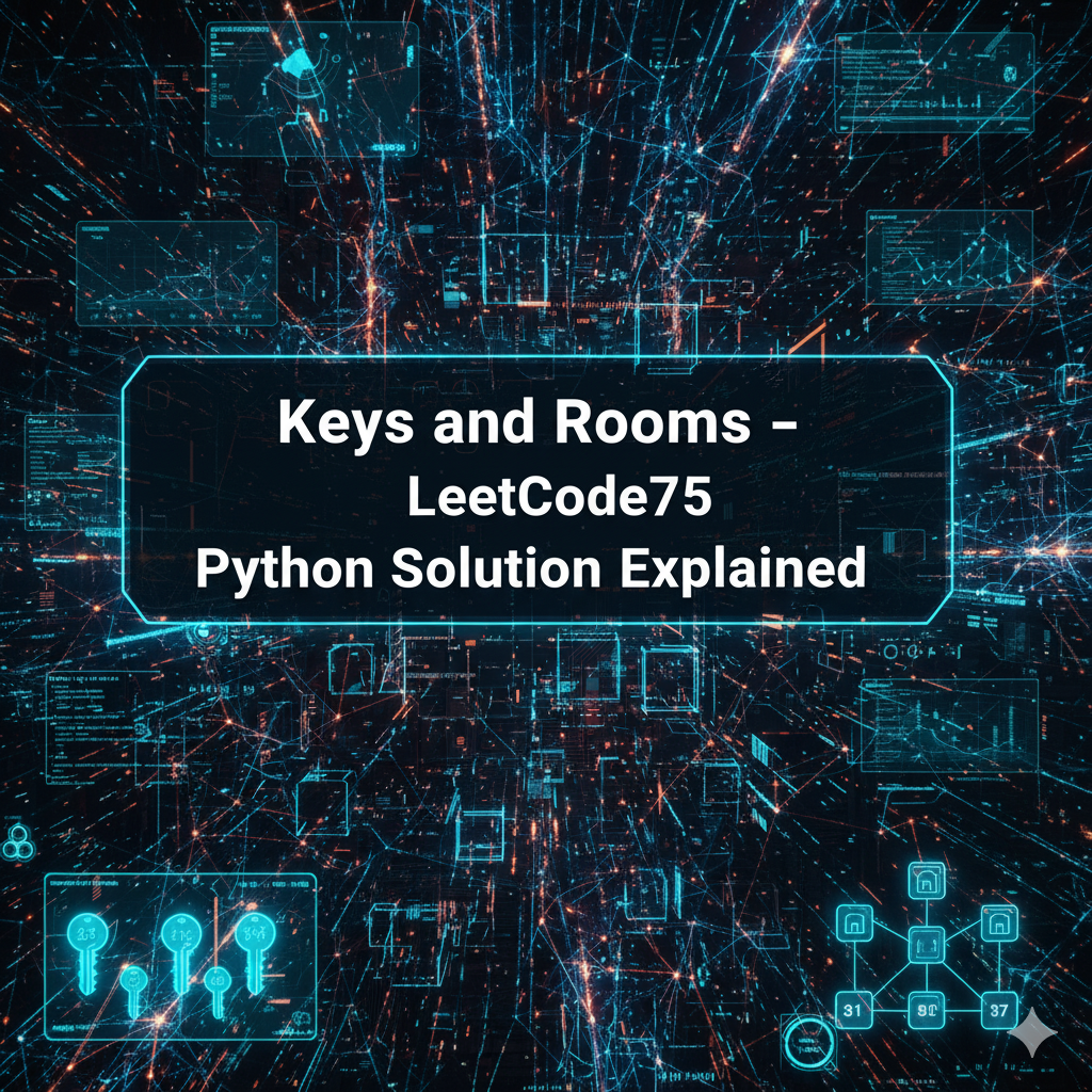 Keys and Rooms - LeetCode75 Python Solution Explained