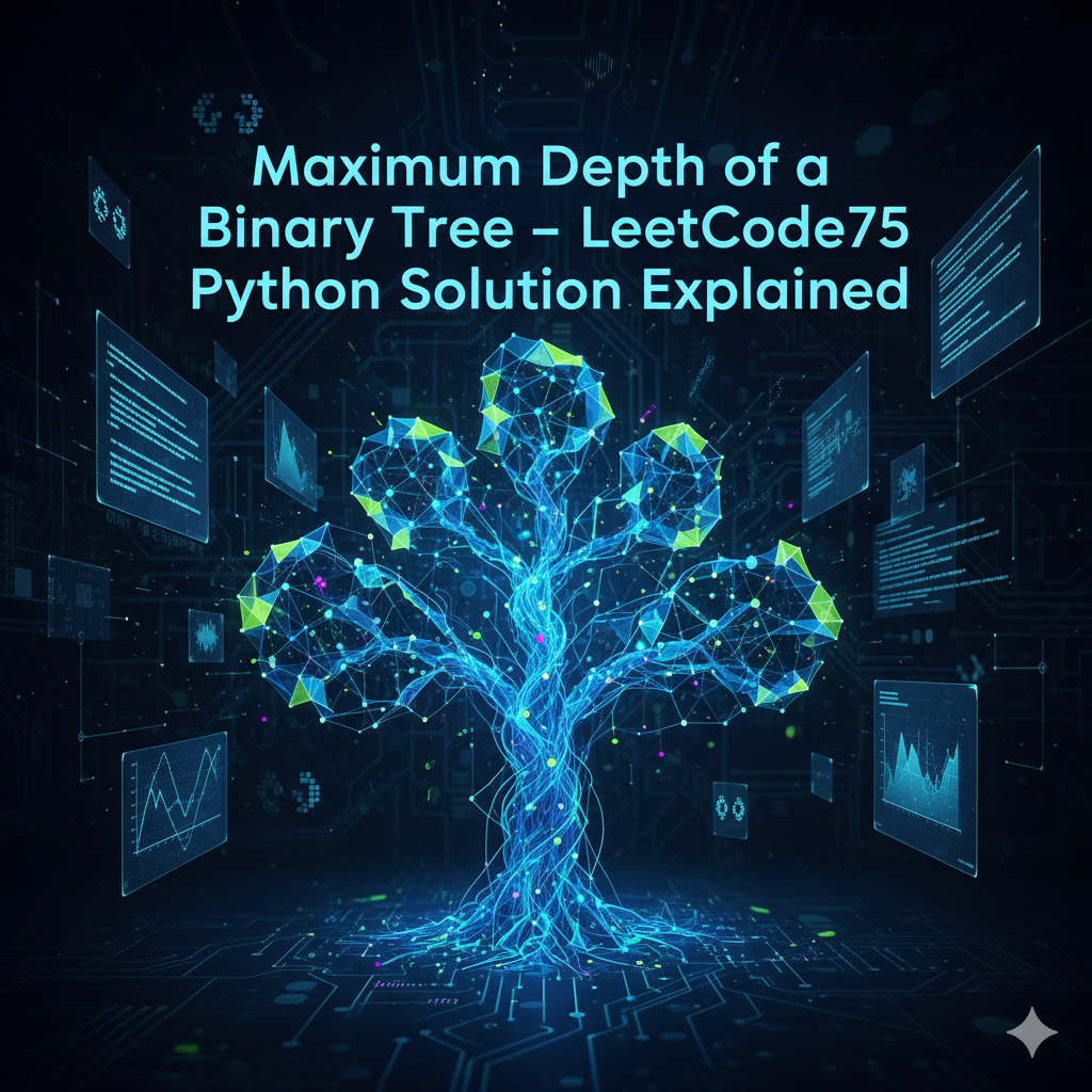 Maximum Depth of a Binary Tree – LeetCode75 Python Solution Explained