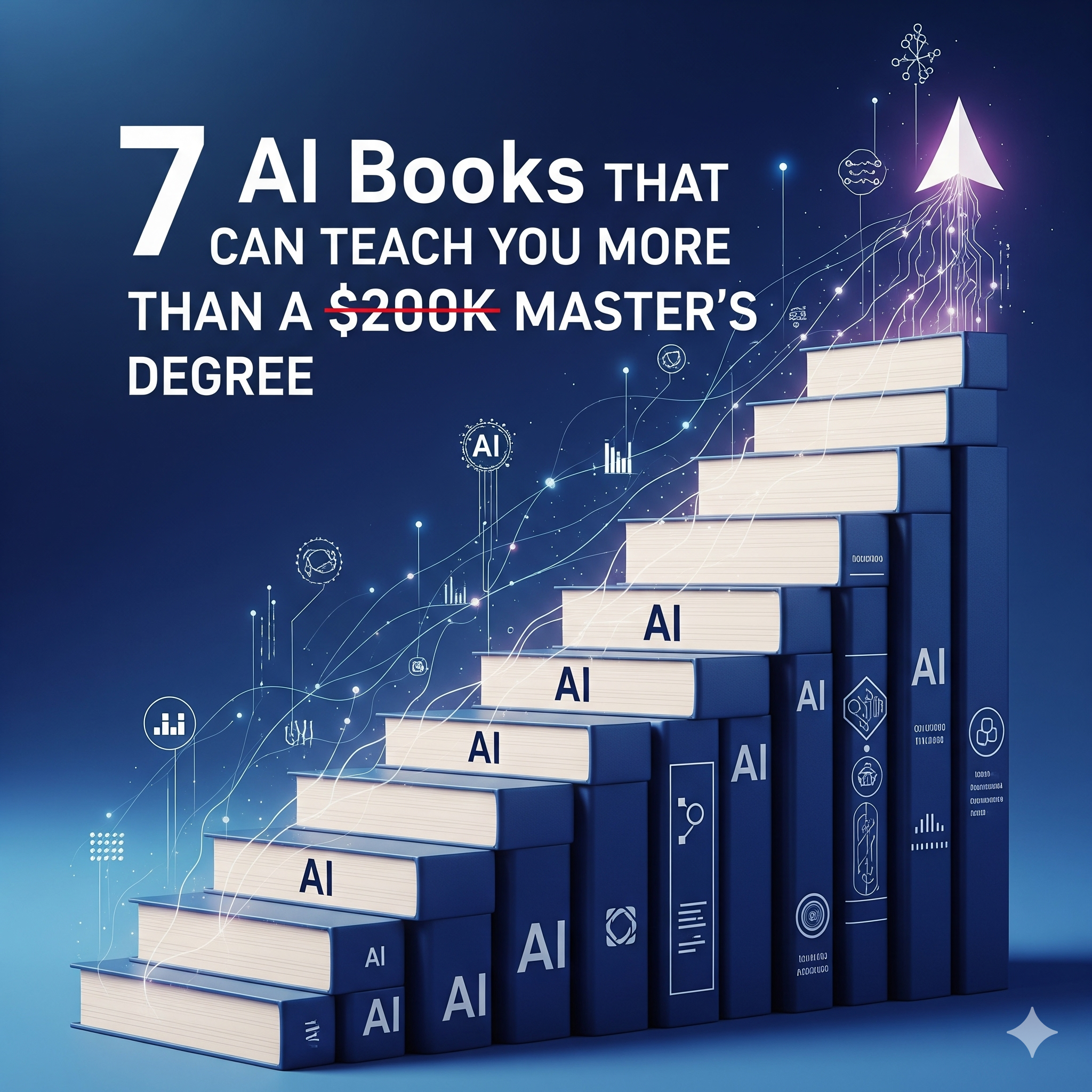 7 AI Books That Can Teach You More Than a $200K Master’s Degree