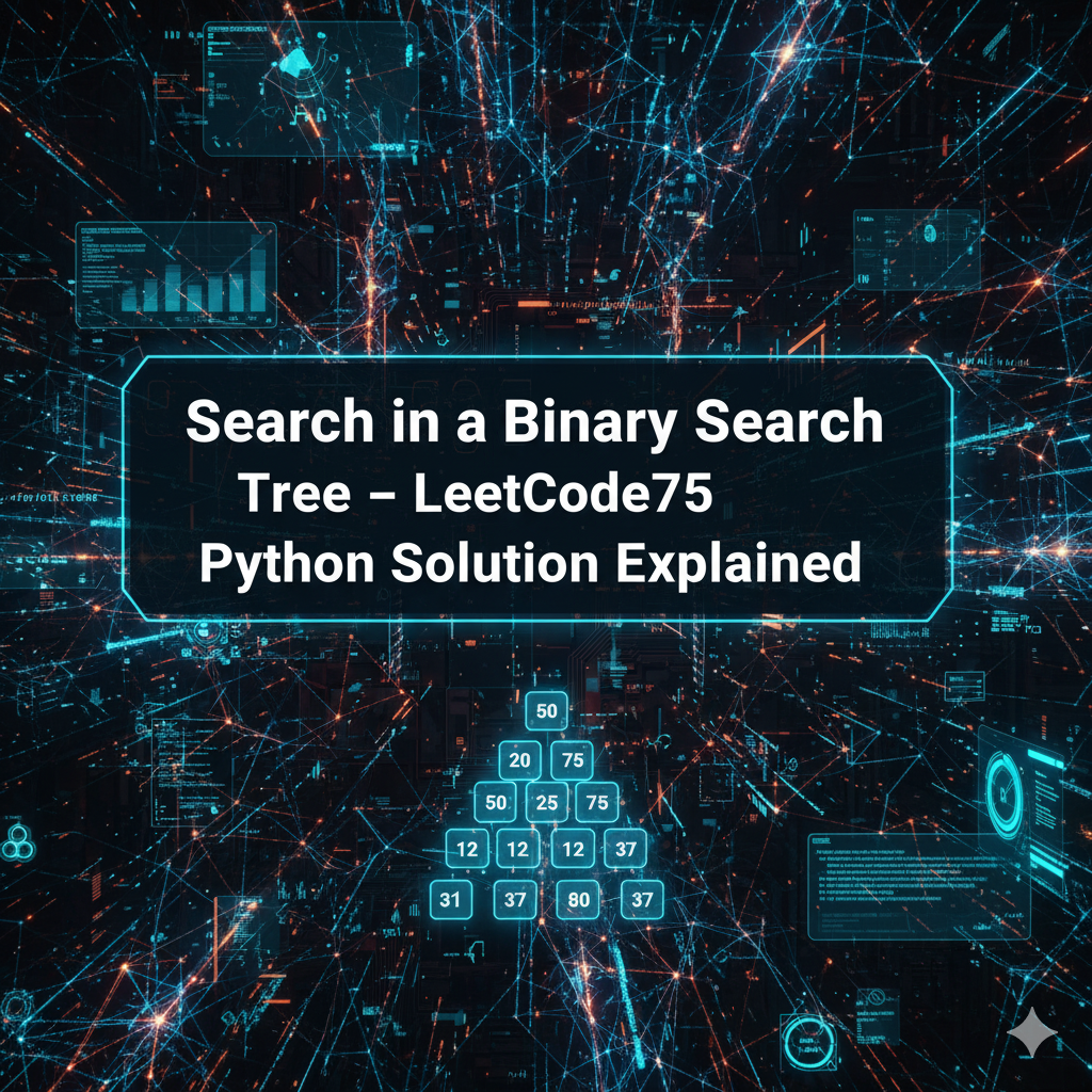 Search in a Binary Search Tree - LeetCode75 Python Solution Explained