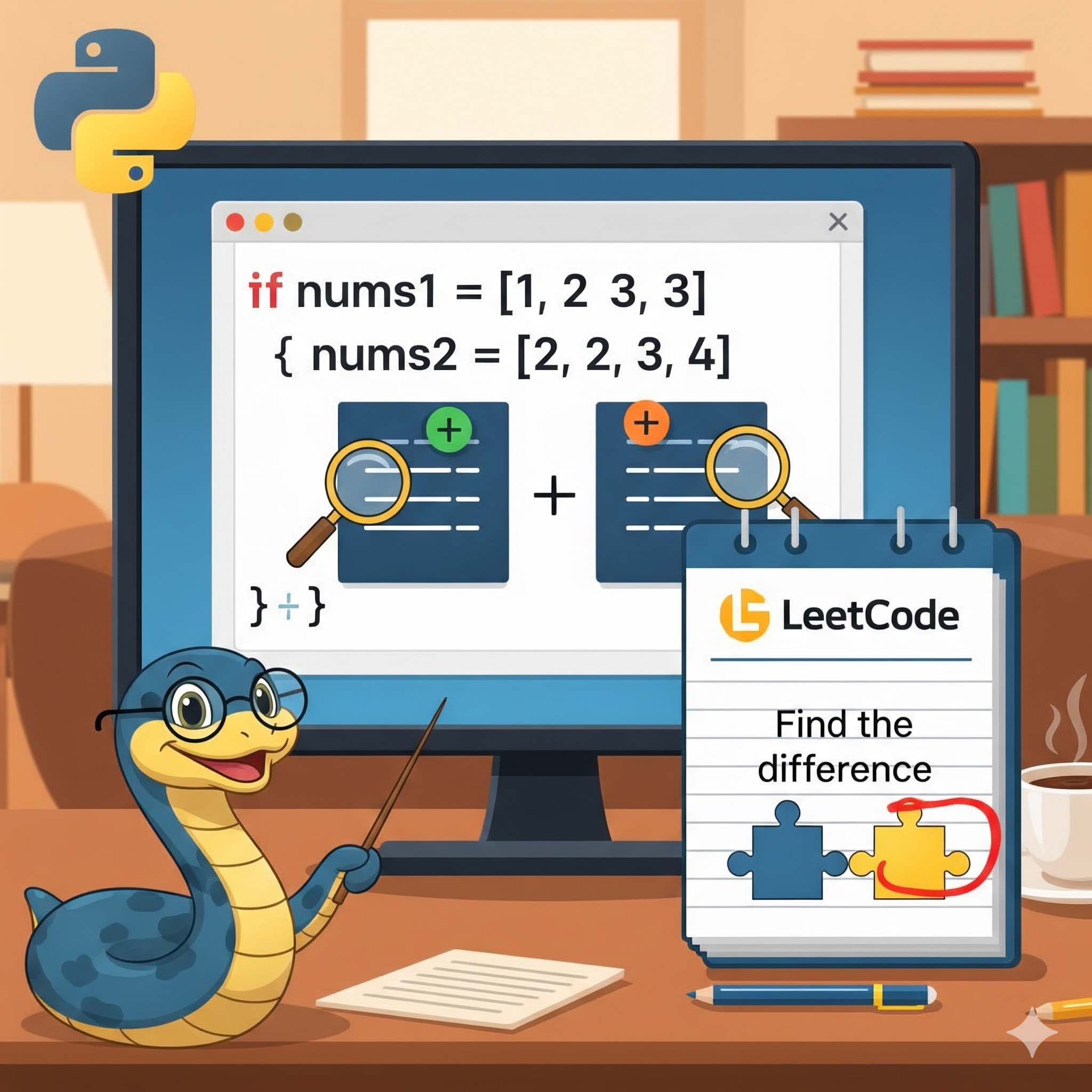 Find the Difference of Two Arrays in Python – LeetCode 75 Explained