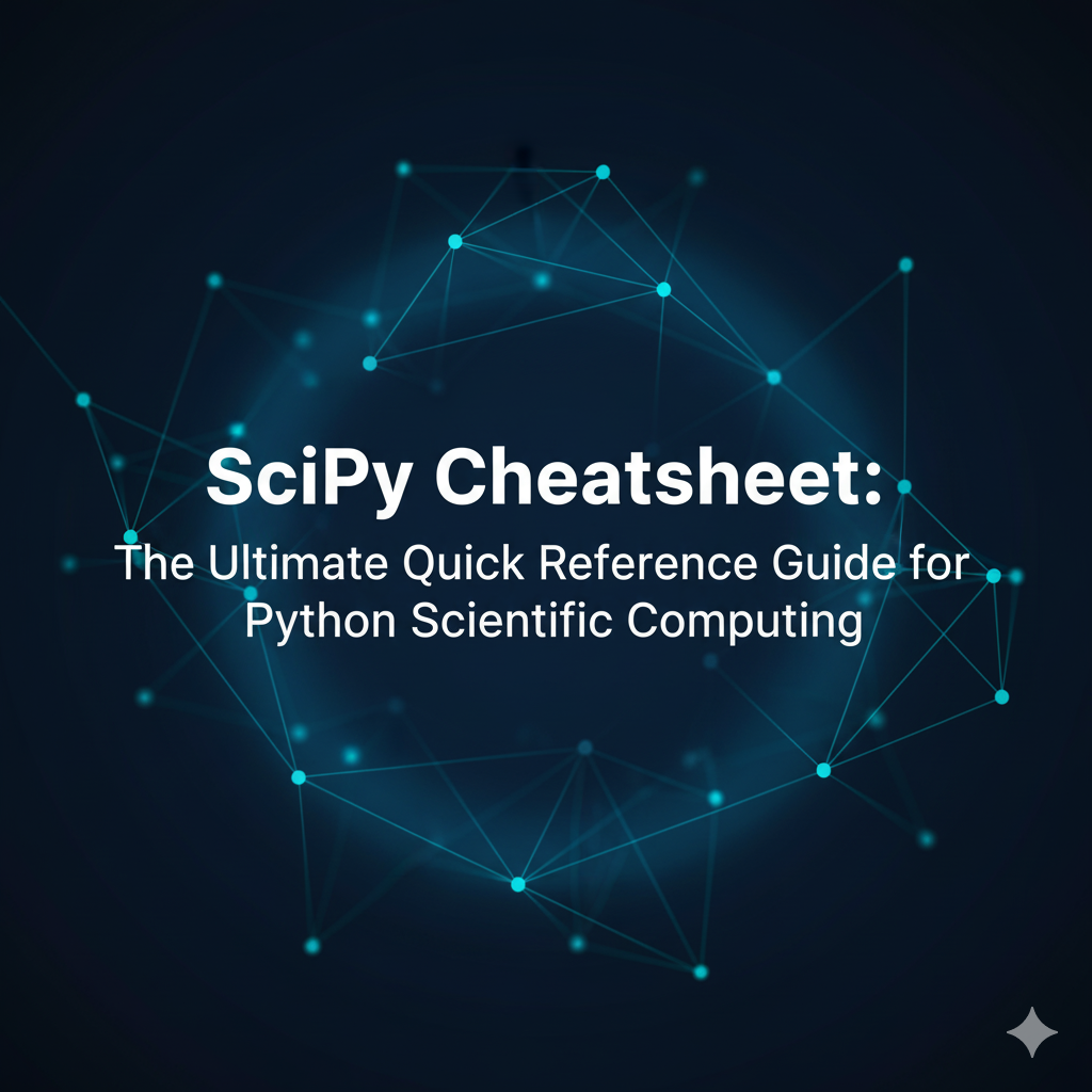 SciPy Cheatsheet: The Ultimate Quick Reference Guide for Python Scientific Computing