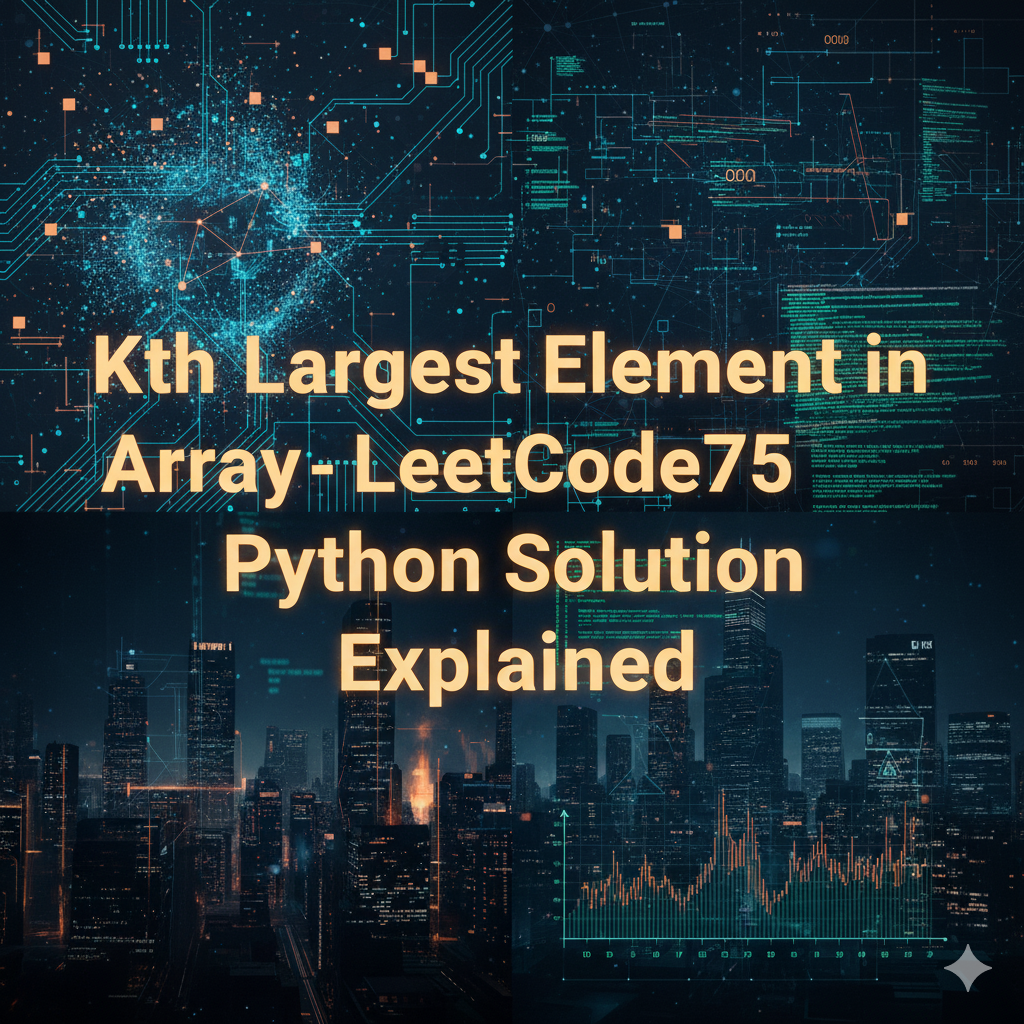 Kth Largest Element in an Array – LeetCode75 Python Solution Explained