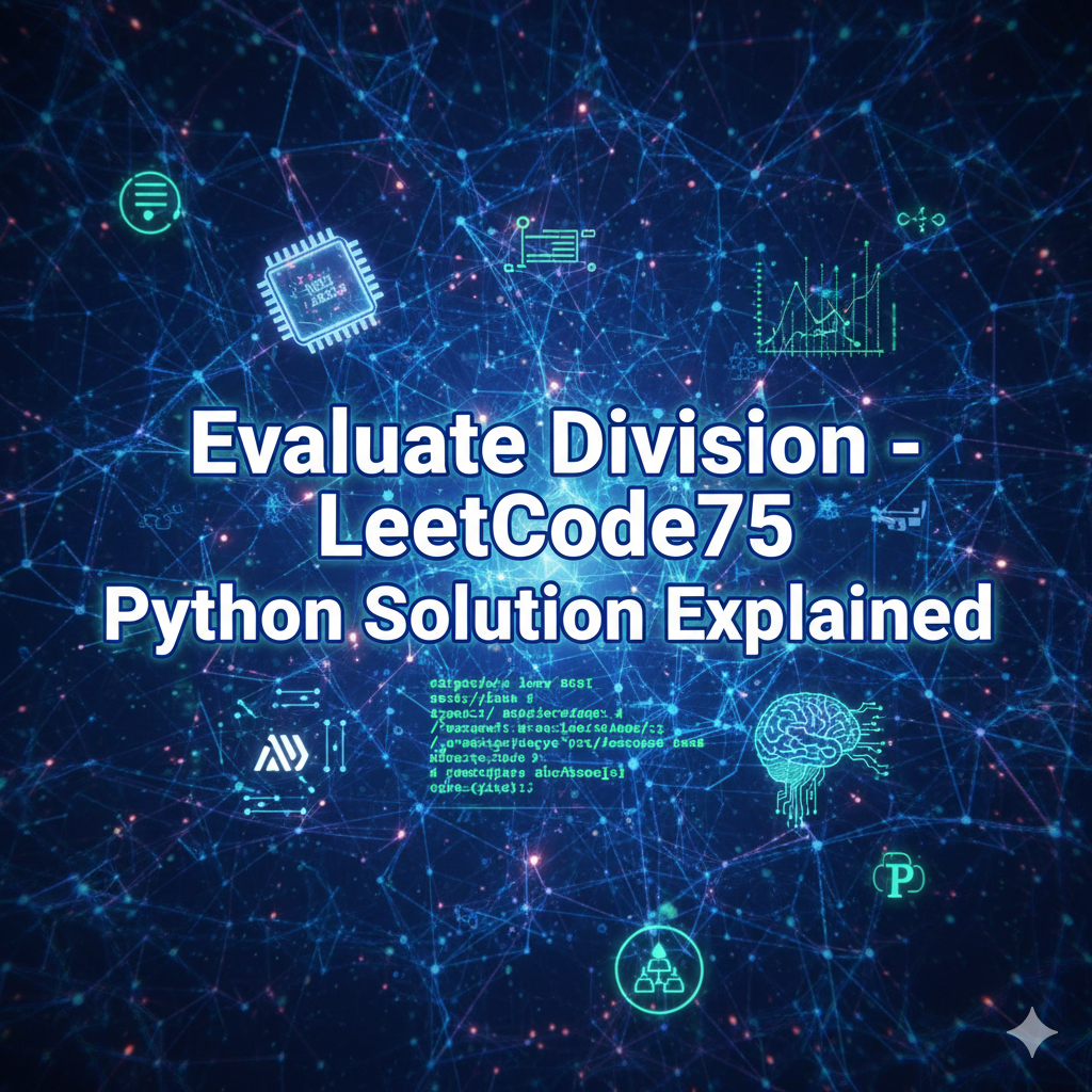 Evaluate Division - LeetCode75 Python Solution Explained