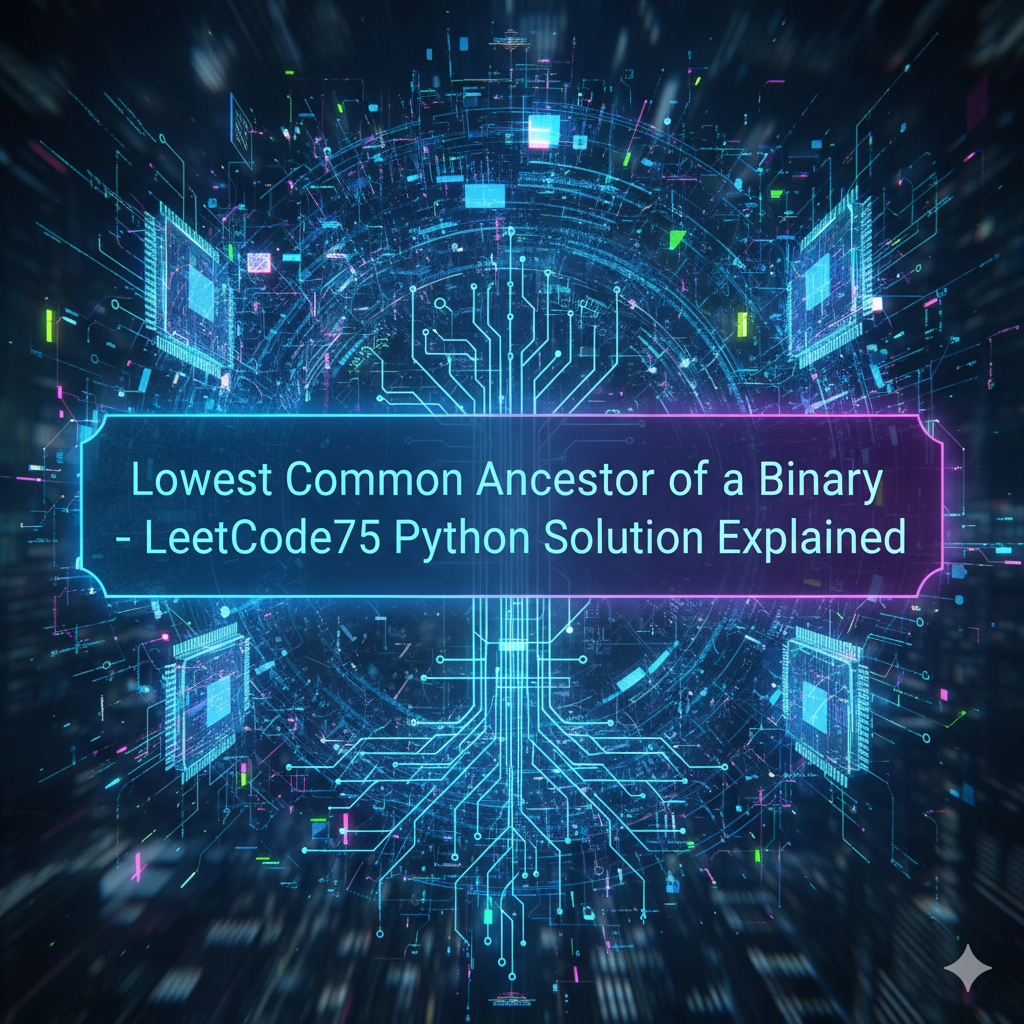 Lowest Common Ancestor of a Binary Tree – LeetCode75 Python Solution Explained
