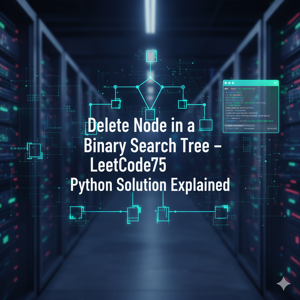 Delete Node in a Binary Search Tree – LeetCode75 Python Solution Explained