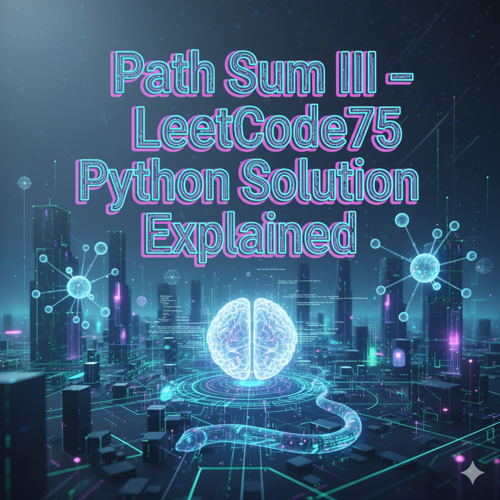 Path Sum III – LeetCode75 Python Solution Explained