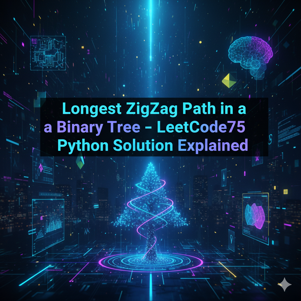 Longest ZigZag Path in a Binary Tree – LeetCode75 Python Solution Explained