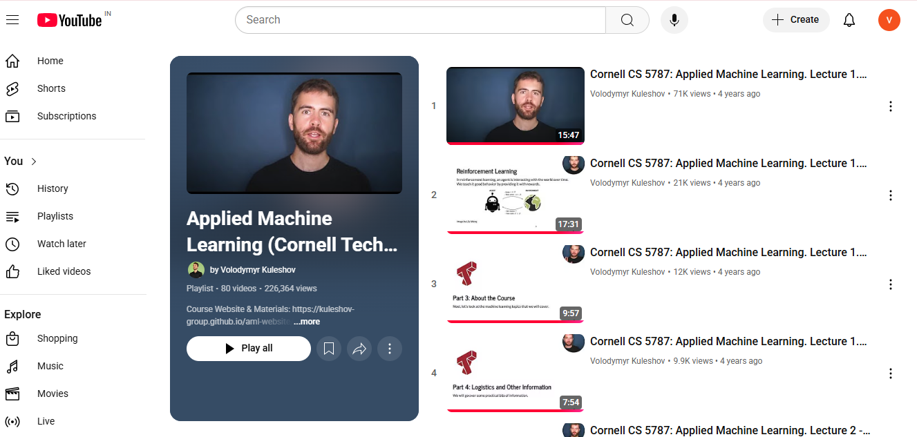 Applied Machine Learning – CS 5785 at Cornell Tech: Complete Course Guide
