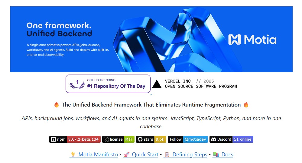 Motia: The Unified Backend Framework That Eliminates Runtime Fragmentation