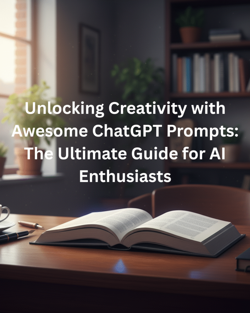 Unlocking Creativity with Awesome ChatGPT Prompts: The Ultimate Guide for AI Enthusiasts