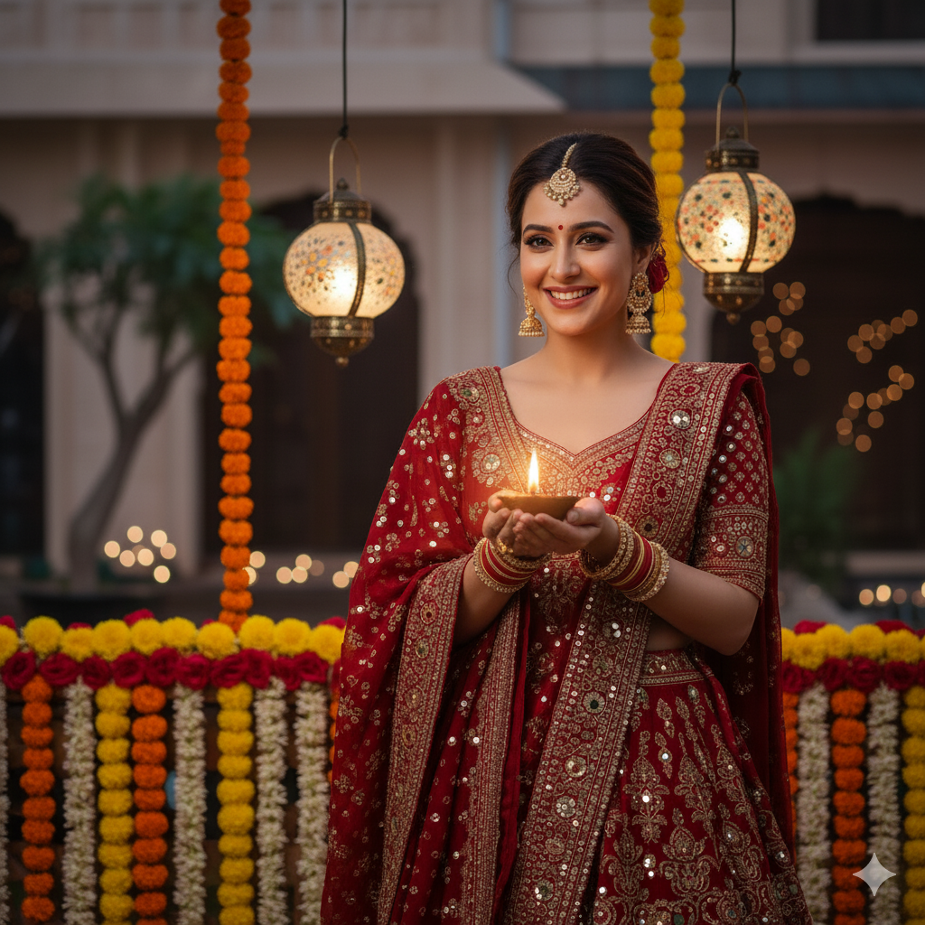 Golden nostalgic portrait