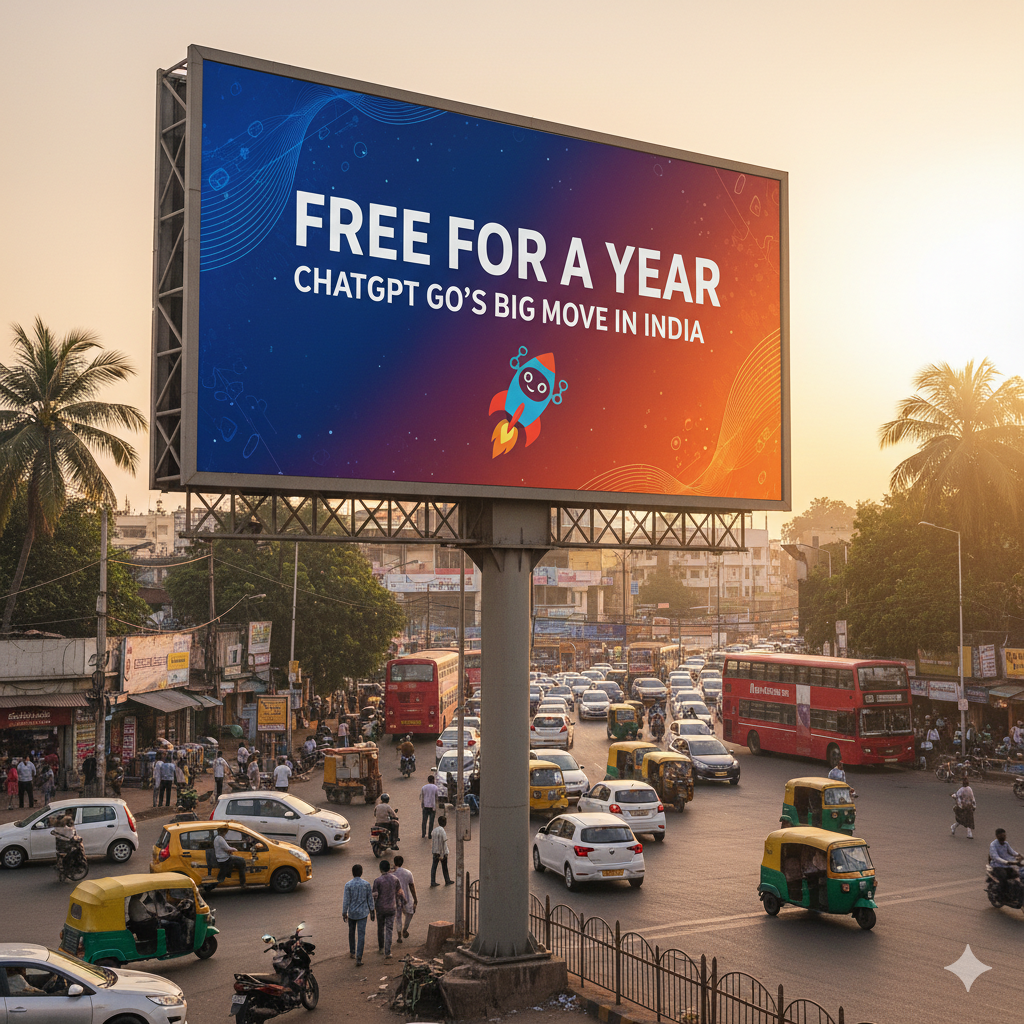 Free for a Year: ChatGPT Go’s Big Move in India