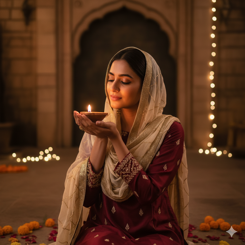 Classic Bollywood festival frame