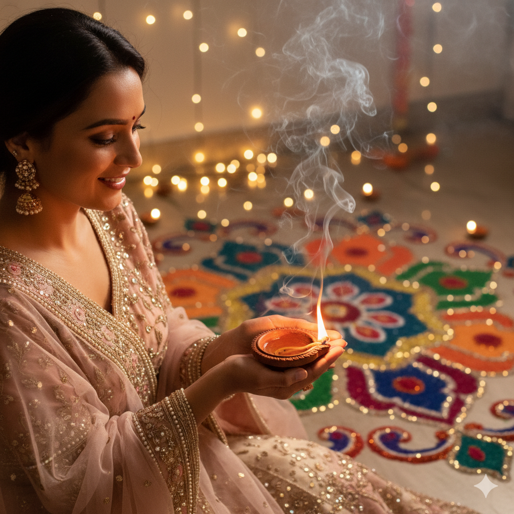 Elegant vintage portrait