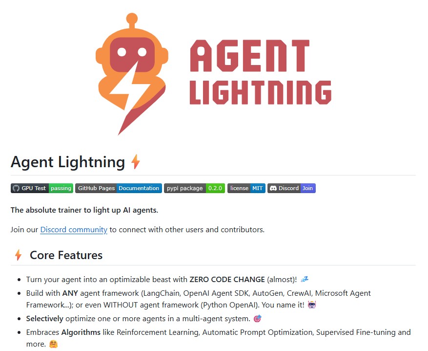 Agent Lightning By Microsoft: Reinforcement Learning Framework to Train Any AI Agent