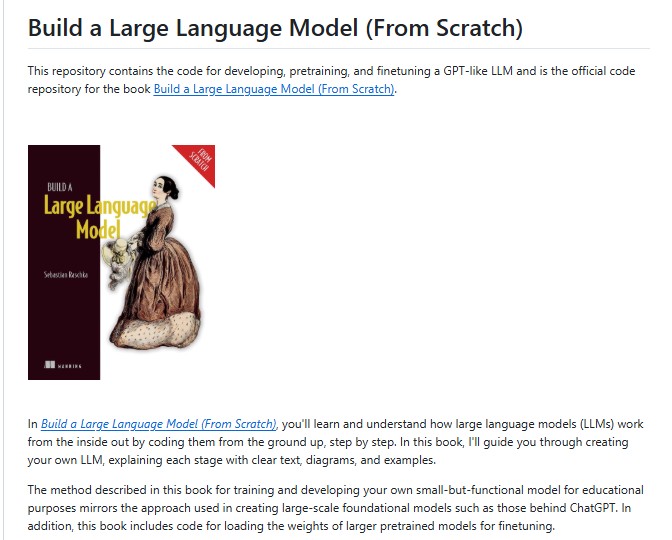 Build a Large Language Model From Scratch: A Step-by-Step Guide to Understanding and Creating LLMs