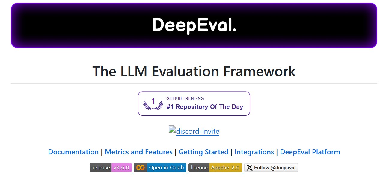 DeepEval: The Ultimate LLM Evaluation Framework for AI Developers
