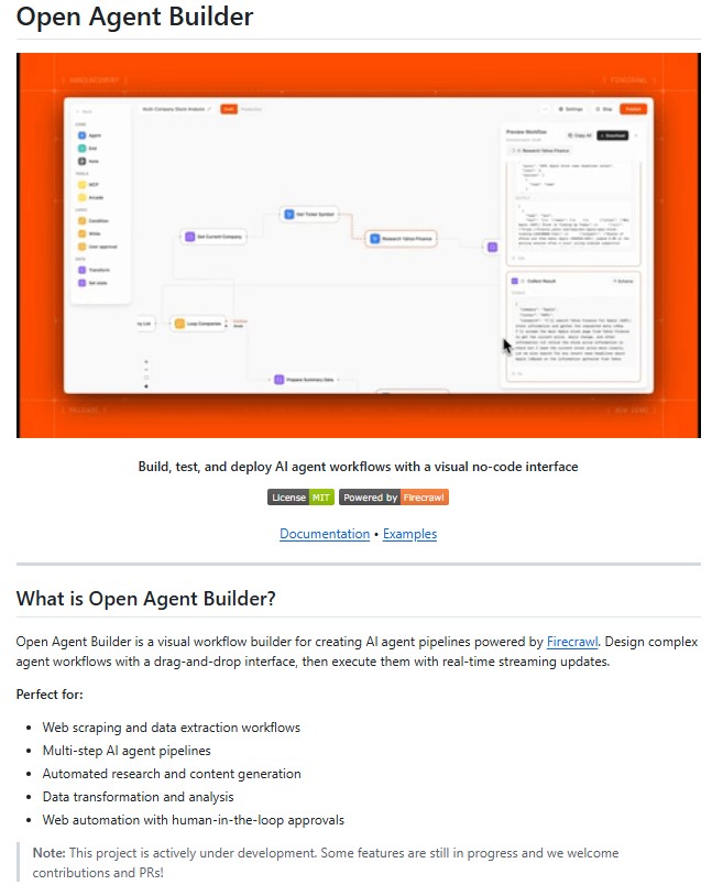 Unleashing the Power of AI with Open Agent Builder: A Visual Workflow Tool for AI Agents