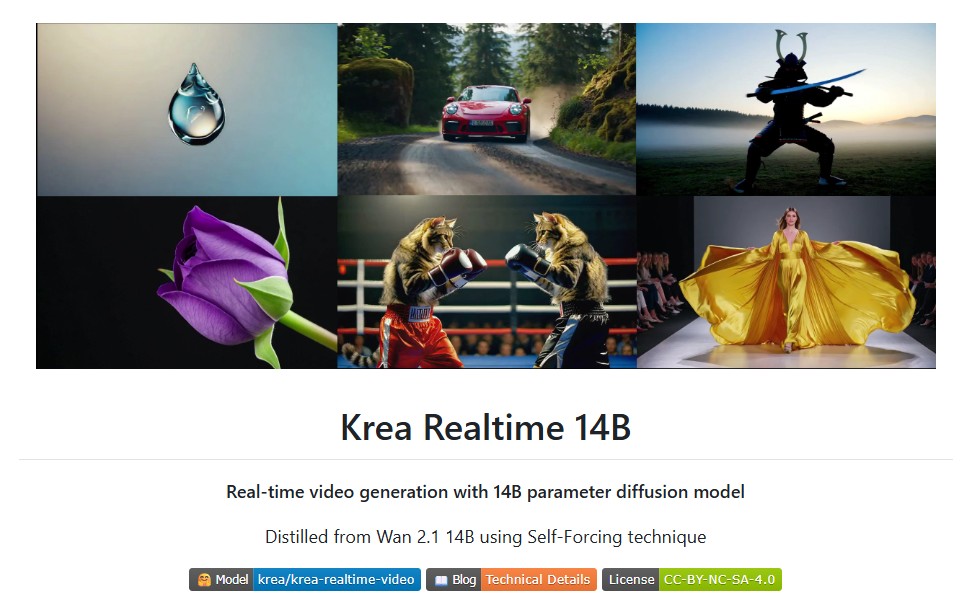 Krea Realtime 14B: Redefining Real-Time Video Generation with AI
