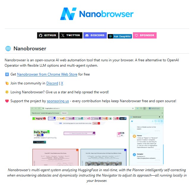 Nanobrowser: The Open-Source AI Web Automation Tool Changing How We Browse