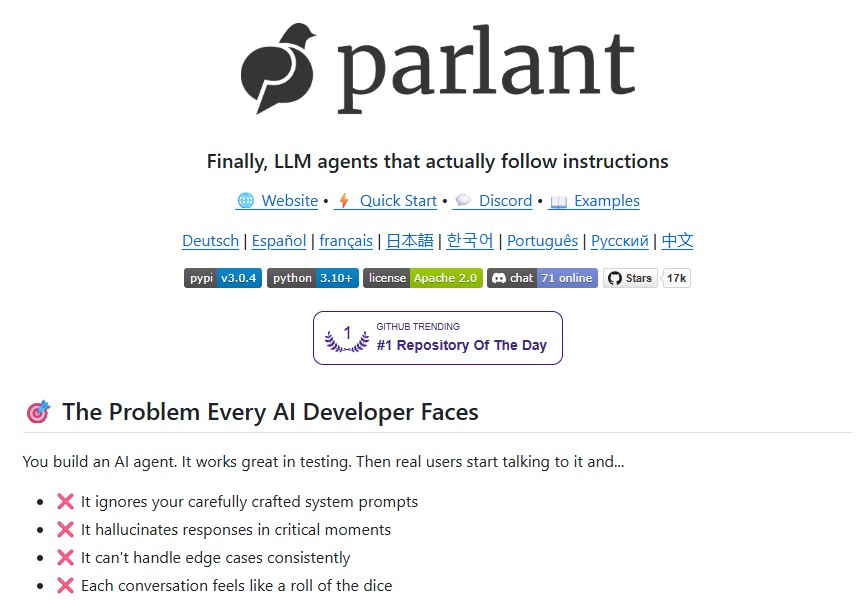 Parlant: The AI Agent Framework Built for Real-World Reliability