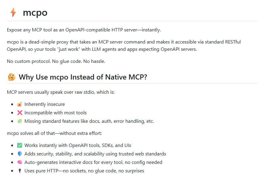 Mcpo Explained: The Simplest Way to Turn MCP Tools into Open API Servers