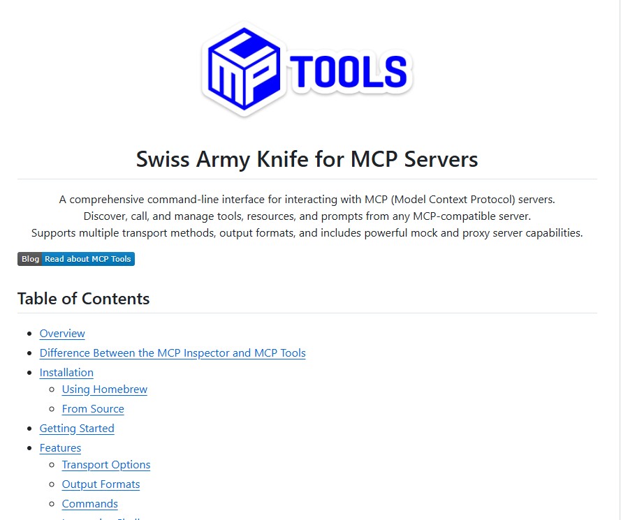 MCP Tools Explained: The Swiss Army Knife for Model Context Protocol Servers