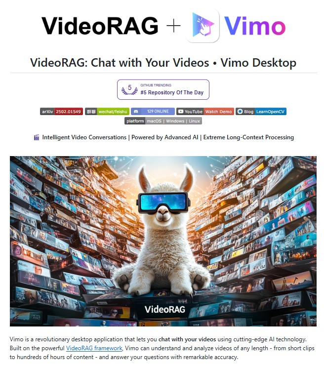 Vimo and Video RAG: The Future of Chatting with Long Videos Using AI