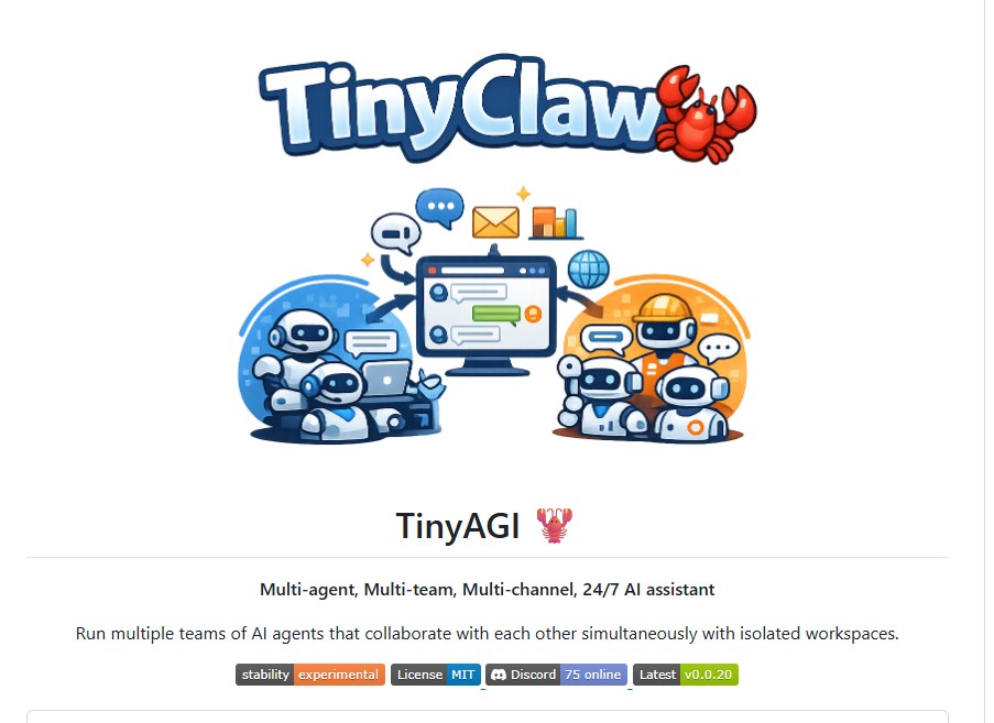 TinyClaw by TinyAGI: A Multi-Agent, Multi-Team AI Assistant for 24/7 Automation